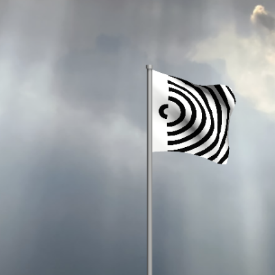 ©© Flying the Commons Flag by Natascha Hagenbeek.